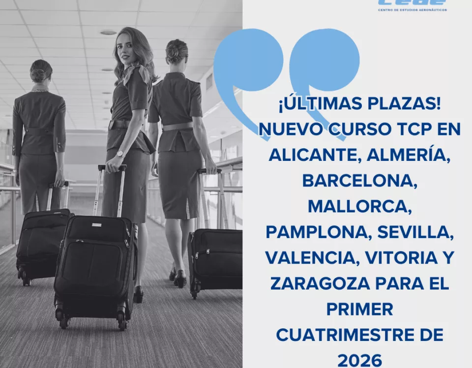 ¡Últimas Plazas! Nuevo Curso TCP en Alicante, Almería, Barcelona, Mallorca, Pamplona, Sevilla, Valencia, Vitoria y Zaragoza para el primer cuatrimestre de 2026