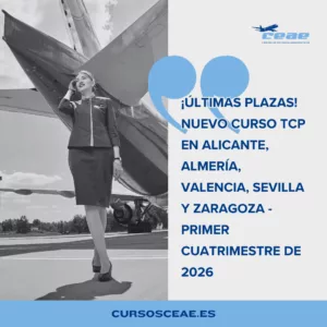 ¡Últimas Plazas! Nuevo Curso TCP en Alicante, Almería, Valencia, Sevilla y Zaragoza - Primer cuatrimestre de 2026