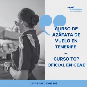 curso azafata de vuelo Tenerife CEAE