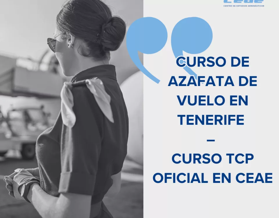 curso azafata de vuelo Tenerife CEAE