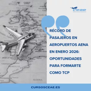record aena enero 2026 formación tripulante de cabina