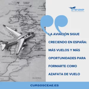 La aviación sigue creciendo en España más vuelos y más oportunidades para formarte como azafata de vuelo