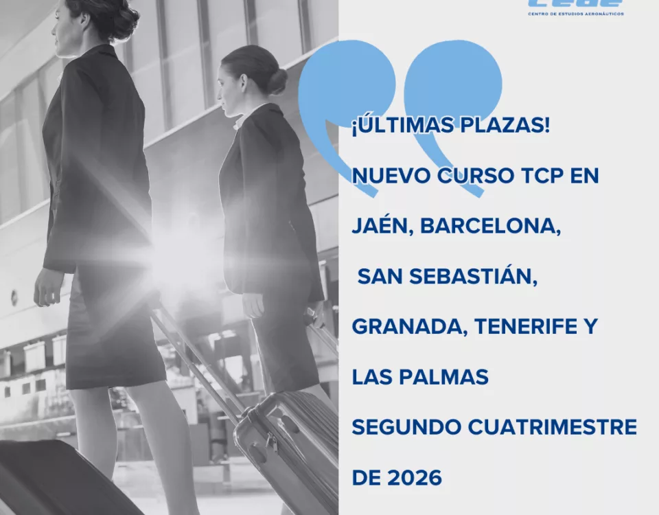 Últimas Plazas Nuevo Curso TCP en Jaén, Barcelona, San Sebastián, Granada, Tenerife y Las Palmas – Segundo cuatrimestre de 2026