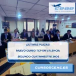 Ultimas plazas nuevo curso tcp valencia segundo cuatrimestre 2026