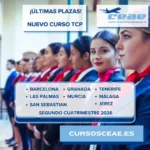 Alumnos del curso de tripulante de cabina 2026 de CEAE uniformados