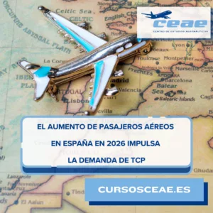 El aumento de pasajeros aéreos en España en 2026 impulsa la demanda de TCP