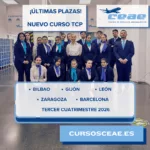¡Últimas plazas! Curso de TCP en Bilbao, Gijón, León, Zaragoza y Barcelona. Tercer cuatrimestre 2026