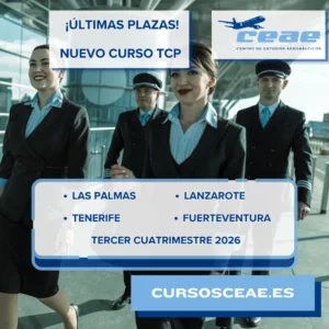 Últimas plazas Curso de TCP en Canarias Las Palmas, Tenerife, Lanzarote y Fuerteventura Tercer cuatrimestre 2026